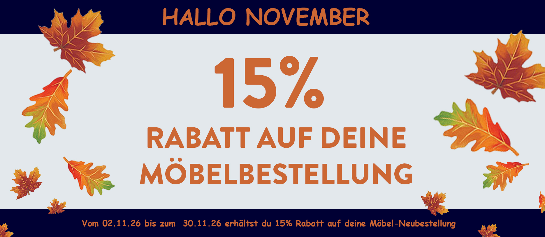 November 2026:15%